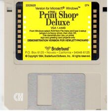ITHistory (1994) IBM PC Software: PRINT SHOP Deluxe HP Demo* 3.5