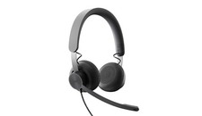 Logitech Zone Wired Noise Cancelling Headset, USB-C with USB-A Adapter - picture