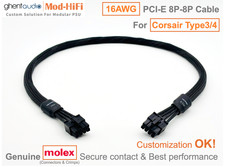 ⚡️16AWG PCI-E (GPU) 8-Pin Cable for Corsair HXi New (HX1200i)-📏70cm / 27 inch picture