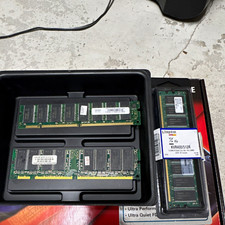 3 Kingston ValueRAM 512MB DDR1 PC3200 ECC Registered 184-Pin DIMM KVR400/512R picture