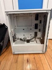 Corsair iCUE 220T RGB Airflow Tempered Glass Mid-Tower Case - White picture