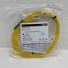 12M LC/APC to LC/APC Single Mode Simplex Fiber Optic Patch Cable OFNR (Qty 5) picture