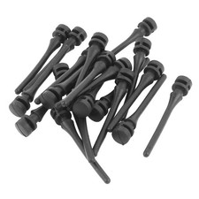 20 Pcs PC Cooling Fan Rubber Damping Silicone Screw Black picture