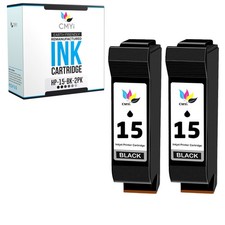2-Pack Compatible CMYi HP 15 Ink Cartridges for HP Digital Copier 310 Fax 1230 picture