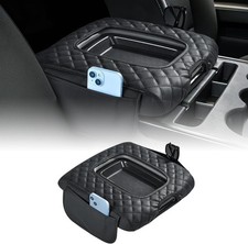JOYTUTUS Center Console Cover Compatible with Silverado Sierra 2014-2018...  picture
