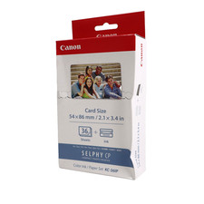 Canon KC-36IP Color Ink and Paper Set for SELPHY CP Series Compact Photo Printer picture
