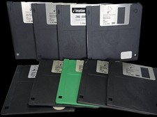 9 Vintage 3.5” Floppy Disk (3 1/2 Inch) Imation IBM 2HD 1.44MB Formatted picture