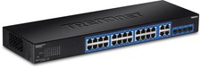 TRENDnet 28-Port Gigabit Web Smart Switch, 24 x Gigabit Ports, 4 x Shared Gig... picture