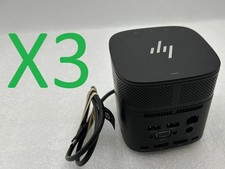 LOT OF 3 HP Thunderbolt Docking Station 120W G2 HSN-IX01 with Bang & Olufsen MOD picture