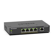 NETGEAR GS305EP PoE Gigabit Ethernet 5 Port Smart Managed Plus Switch 63W picture