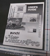 Punch Software Master Landscape Pro Home Design User's Guide Manual Only picture