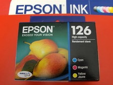 05-2023 NIB 3 Epson GENUINE 126 Color Ink T126520  NX330 NX430 435 520 545 picture
