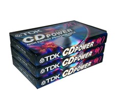TDK 3 Pack High Bias IEC II Blank Audio Cassettes picture