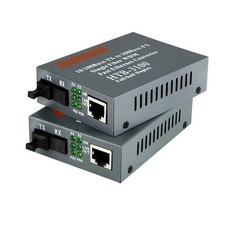 2Pcs Premium 10/100Mbps Ethernet to Fiber Optic Media Converter Singlemode 25Km picture