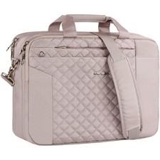 17 Inch Laptop Briefcase Bag - Expandable Computer Case With Anti Theft picture