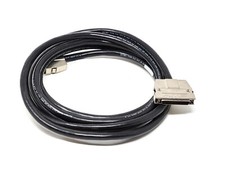 AMP Male 100 Pin SCSI to Male 100 Pin SCSI Data Cable 10' Cord  picture