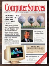 Computer Sources Magazine  - August 1991 picture