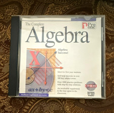 Pro One The Complete Algebra Mathematics CD-ROM for Windows (CD) picture