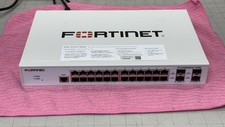 Fortinet FS-124E FORTISWITCH-124E Switch Used Less Than 36hrs Works Great 🔥 picture