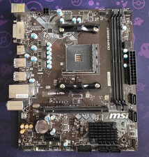 MSI A320M-A PRO Motherboard - Socket AM4, DDR4, NO M.2 Support, Tested & Working picture