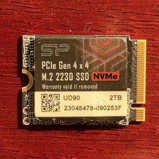 Silicon Power UD90 2TB M.2 2230 NVMe PCIe 4 Gen4 4x4 SSD – Tested, 96% Health picture