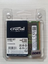 NEW Crucial 64gb kit 2x32gb ddr5-5200 sodimm picture
