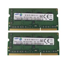 Samsung 16GB KIT(2x 8GB) 1RX8 DDR3 1333 MHz PC3-10600S SO-DIMM Laptop RAM Memory picture
