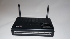 D-Link Verizon Internet Router DSL-2750B 300 Mbps Black 4-Port Wireless ADSL2+ picture