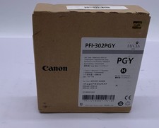 Genuine Canon PFI-302PGY Ink Cartridge, Photo Gray 2218B001 OEM, Exp. (04/2022) picture