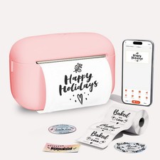 Wireless Mini Sticker Printer, Compatible with iOS & Android picture
