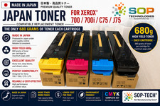 4 Pack Japan Replacement Toner for Xerox 700 700i J75  - SOLD chip Version picture