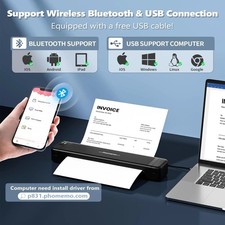 Multifunctional A4 Printer Bluetooth Duplex Print Thermal Transfer Print Compati picture