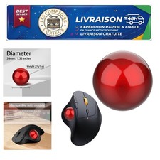 34mm Trackball Replacement Ball Red for Logitech M575 M570 MX Ergo picture