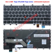 New for lenovo IBM Thinkpad Yoga 370,X380 Yoga laptop US keyboard with-backlit picture
