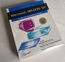 Phoenix Microsoft MS-DOS Vintage with Floppy Disks sealed picture