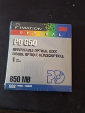 Imation 3M Optical PD 650 Rewritable Optical Disk. DOS Formatted NEW picture