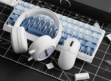 EWEADN DK63 Wired Magnetic Switches Mechanical Keyboard Mouse Headphones Set picture