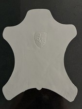 Genuine Leather Porsche Embossed Mouse Pad Cylinder Gray Gamer - Porsche On Tour picture