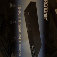 TRENDnet TPE-TG160G 16-Port Poe Rack-Mount Gigabit Switch picture