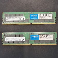 Crucial 64GB (2x32gb) ECC DDR4-2666MHZ RDIMM CT32G4RFD4266 Memory Kit 1.2V CL 19 picture
