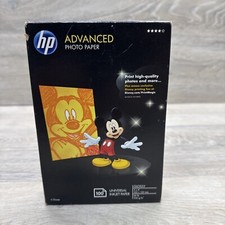 HP Advanced Photo Glossy Q6638A Paper 100 Sheets 4x6 66lb All InkJet Printers picture