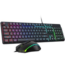 Redragon Updated S107 Gaming Keyboard and Mouse, RGB Gaming Keyboard and 10000 D picture