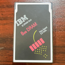 IBM IC DRAM Card 8MB 70ns PC Card 68-Pin Non-Parity RAM 1x8MB 92G7288 picture