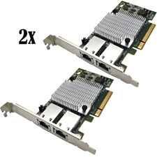 2x 10G PCI-E Dual RJ45 Ports Ethernet Network Adapter For Intel X540-T2 X540-AT2 picture