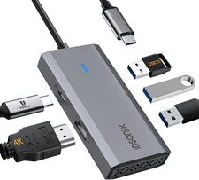 5/8 in 1 USB C USB 3.0 Hub Multiport Adapter Docking Station 4K HDMI for MacBook picture