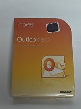 Vintage - Genuine Microsoft Office Outlook 2010 - Disk w/ Product Key, Unopened  picture