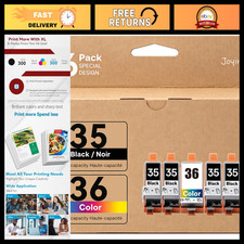 6-Pack Ink Cartridges Replacement for Canon PGI-35 CLI-36, High Yield, Compatibl picture