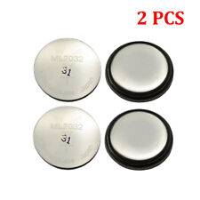 2X Rechargeable Lithium RTC Bios CMOS Battery for ML2032 ML 2032 3v picture