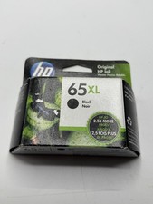 GENUINE HP 65XL Black Inkjet Ink Cartridge - New - Sealed - Warranty Ended 12/22 picture