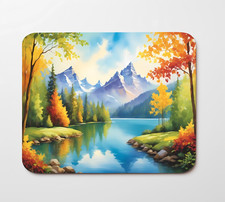 Autumn Landscape Mouse Pad 9.5